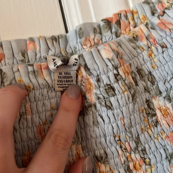 EUC American Eagle Floral Mini Dress XL Tall 🌸 - Picture 3 of 3